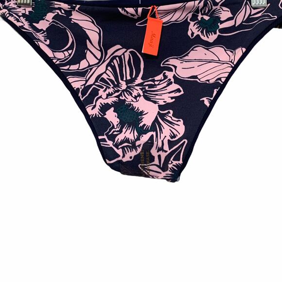 Maaji Margarita Flirt Floral Reversible Mid Rise‎ Bikini Bottom Medium - Picture 7 of 10